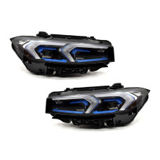Фари хром BMW LED LCI 2022+ рестайлінг для BMW G20 / G21 2019-2022 2шт. із заміною бампера на 22+