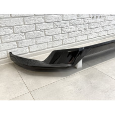 Спідниця обвіс переднього бампера ONYX BLACK Toyota Land Cruiser Prado 150 2018-2023 колір чорний 202