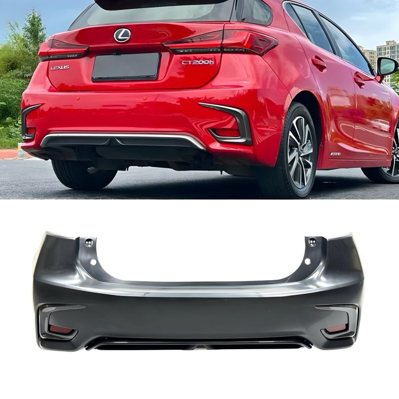 Бампер задній рестайлінг 2017+ для Lexus CT 200h 2010-2021