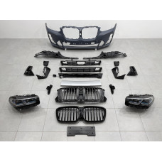 Комплект рестайлінгу передньої частини M paket LCI 2022+ для BMW X3 G01 2018-2021 / BMW X4 G02 2018-2021