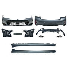 Комплект обвісу M paket LCI BMW 3 series G20 2023+ (передній / задній бампер, пороги, насадки на труби)