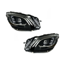 Фари Full LED рестайлінг 2018+ для Mercedes S-Class w222 2013-2017 2шт. комплектні з блоками