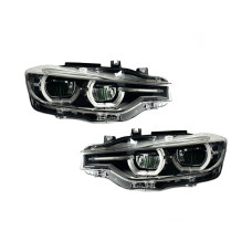 Фари FULL LED LCI BMW 3 series F30 F31 2012-2015 2шт. комплектні з блоками, КСЕНОН В ЛЕД