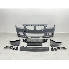 Передній бампер у зборі M Paket LCI 2013+ для BMW 5 Series F10 F11 2010-2016 ПІД ПАРКТРОННИКИ