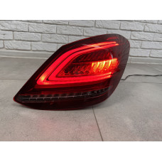 Задні LED ліхтарі рестайлінг 2019 для Mercedes-Benz C-class W205 2015-2021 2шт.