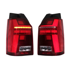 Задні LED ліхтарі стиль Multivan T6.1 2020+ для Volkswagen T6 2015-2019 ляда 2шт.