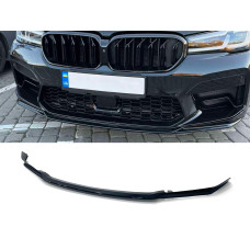Накладка переднього бампера Competition style BMW 5 series G30 G31 ТІЛЬКИ ДОБАМПЕРА В СТИЛІ M5 F90 LCI 2020, чорний глянець