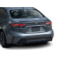 Спойлер лип багажника Toyota Corolla 2019- ABS пластик, колір чорний глянець