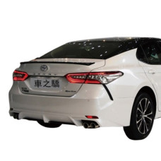 Спойлер лип багажника SE Toyota Camry 70 2018- ABS пластик, колір чорний глянець
