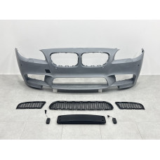 Передній бампер у зборі стиль M5 стиль для BMW 5 Series F10 F11 2010-2016 ПІД ПАРКТРОННИКИ