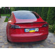 Спойлер лип багажника Tesla model 3 2017- ABS пластик, колір чорний глянець