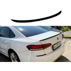 Спойлер лип Volkswagen Passat B9 USA 2019-2022 ABS пластик колір чорний