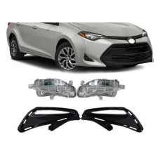Протитуманні фари Toyota Corolla L LE 2017-2018 (настановний комплект)