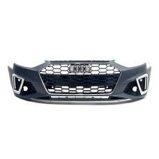 Бампер передній у зборі S-Line ХРОМ для Audi A4 B9 2020-2023