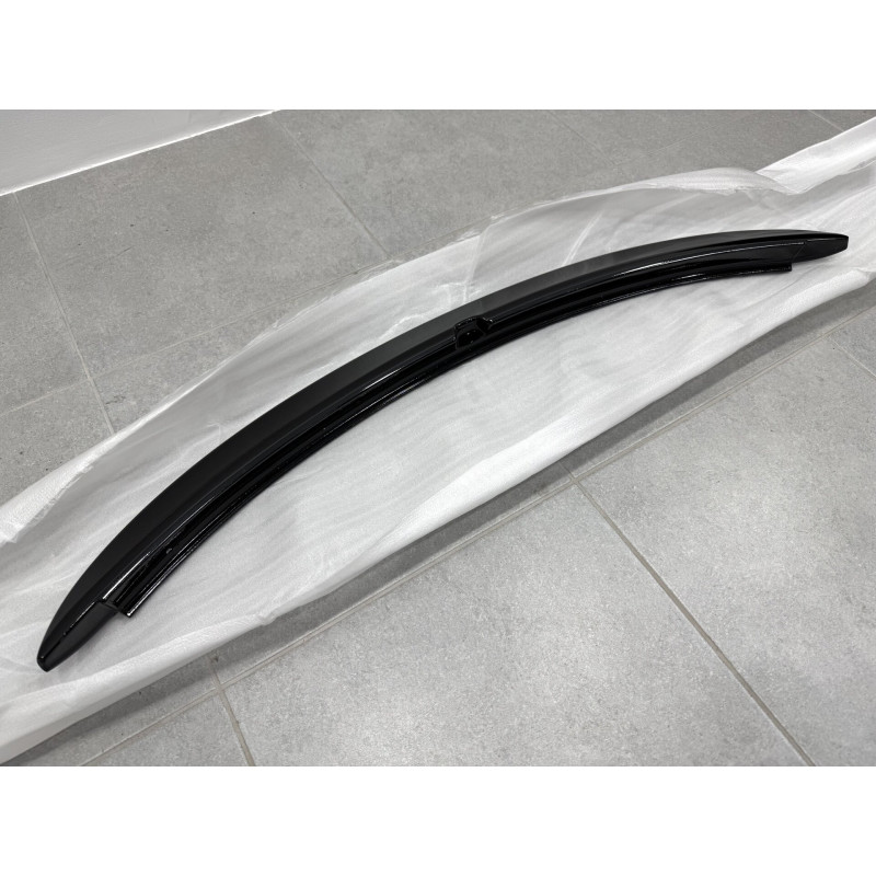 Спойлер козирок на кришку багажника Toyota Yaris 2005-2010 ABS пластик, колір чорний глянець