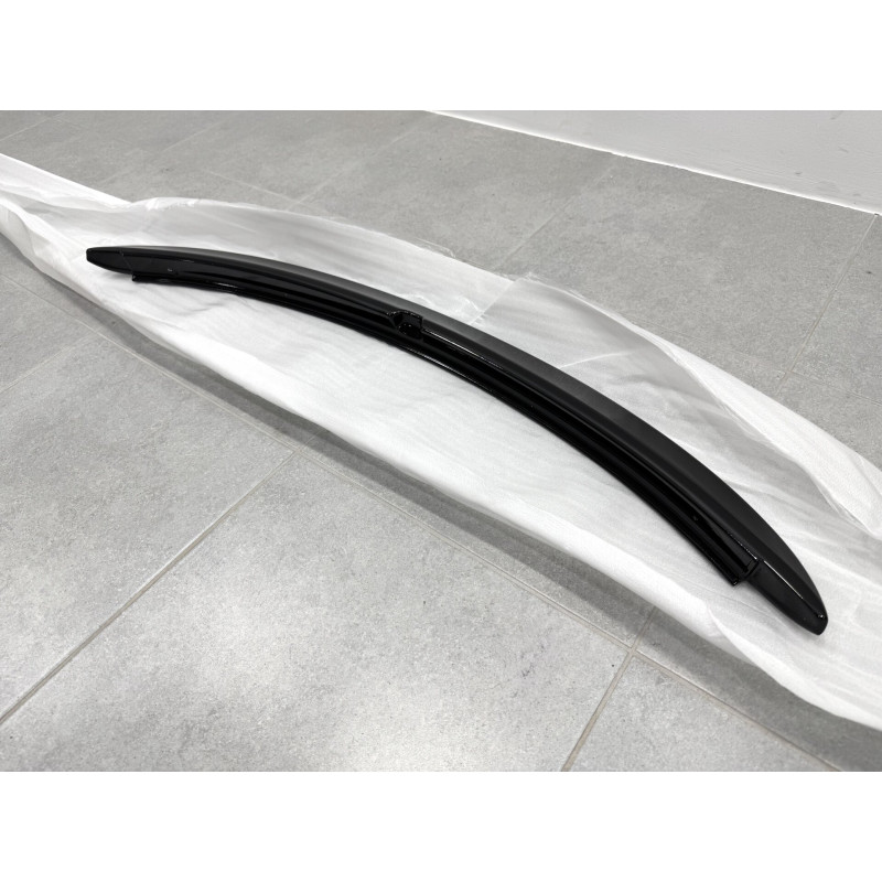 Спойлер козирок на кришку багажника Toyota Yaris 2005-2010 ABS пластик, колір чорний глянець