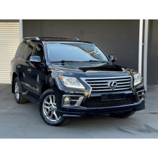 Передня юбка F-Sport для LX570 2012-2015 колір чорний