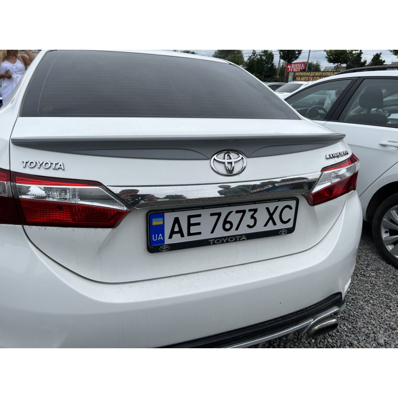 Спойлер ліп багажника Toyota Corolla ЄВРОПА 2013-2018 ABS пластик під фарбування