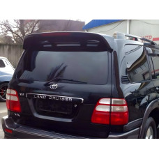 Спойлер козирок Toyota Land Cruiser 100 / Lexus LX 470 1998-2007 ABS пластик колір чорний, модель Maxi