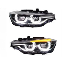Фари FULL LED для BMW 3 series F30 F31 2012-2018 2шт, КСЕНОН У ЛЕД