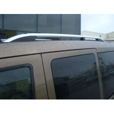Рейлінги на дах модель CROWN Ford Transit Connect / Tourneo 2004-2015 КОРОТКА БАЗА, колір сірий мат