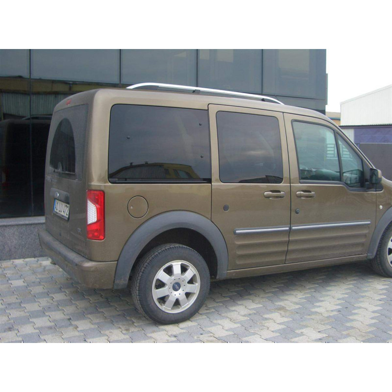 Рейлінги на дах модель CROWN Ford Transit Connect / Tourneo 2004-2015 КОРОТКА БАЗА, колір сірий мат