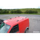 Рейлінги на дах із пластиковими кріпленнями Ford Transit Connect / Tourneo 2004-2014 КОРОТКА БАЗА, під хром (полірований алюміній)