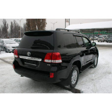 Спойлер козирок Toyota Land Cruiser 200 2007-2015 ABS пластик чорний колір