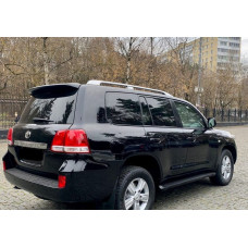 Рейлінги на дах Toyota Land Cruiser 200 2007-2020 якість оригіналу (алюміній 2шт.) колір срібло