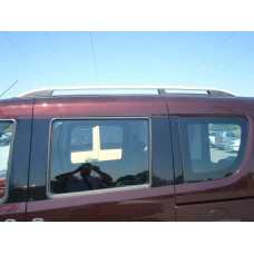 Рейлінги на дах модель CROWN Fiat Doblo II 2010- / Opel Combo 2011- КОРОТКА БАЗА, колір сірий мат
