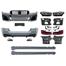 Комплект обвісу рестайлінг M paket LCI 2020+ для BMW 5 series G30 2016-2020 з фарами BMW LED