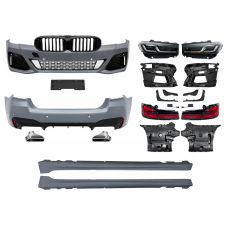 Комплект обвісу рестайлінг M paket LCI 2020+ для BMW 5 series G30 2016-2020 з фарами Shadow Line