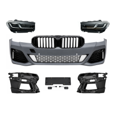 Комплект рестайлінгу передньої частини M paket LCI 2020+ для BMW 5 series G30 G31 2016-2020 з фарами Shadow Line