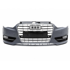 Бампер передній у зборі S-Line BLACK для Audi A3 ХЕТЧБЕК 2014-2017