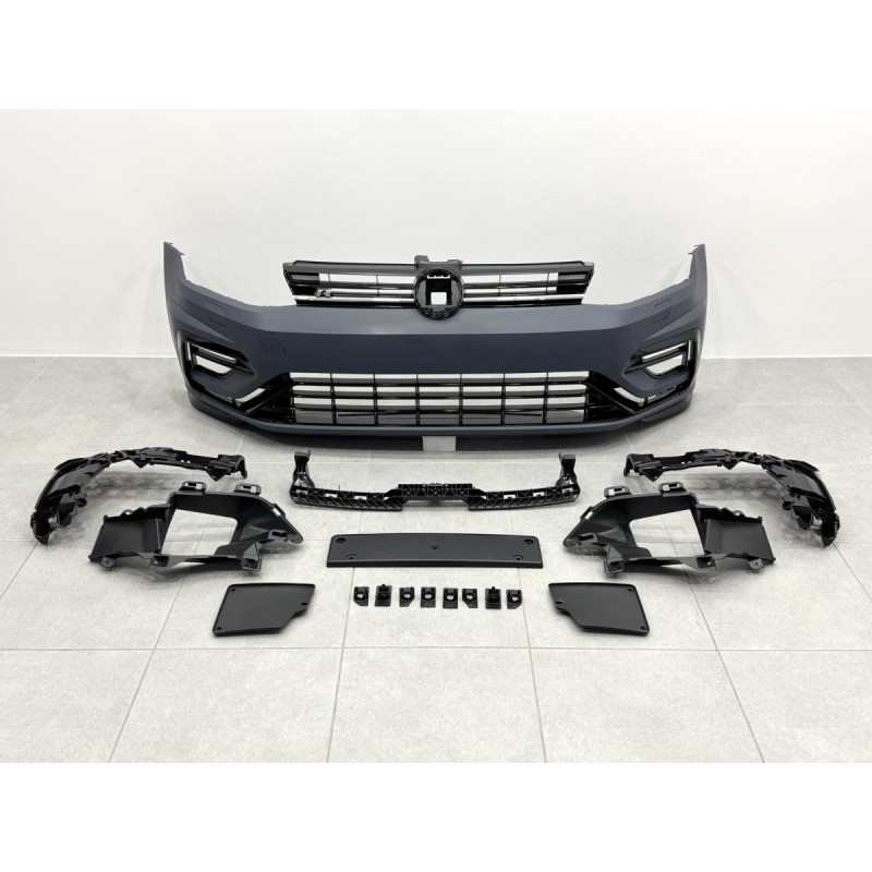 Передній бампер R Style Volkswagen Golf 7.5 2017-2021