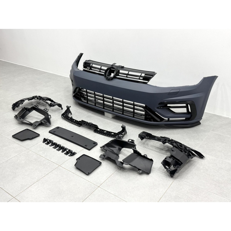 Передній бампер R Style Volkswagen Golf 7.5 2017-2021