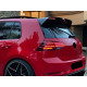 Спойлер козирок стиль Oettinger Volkswagen Golf 7 7.5 2013-2020 ABS пластик, колір чорний глянець