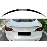 Спойлер ліп для Tesla Model 3 2017-2024 ABS пластик, колір чорний глянець