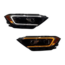 FULL LED фари з лінзою для Volkswagen Jetta 7 2019-2024
