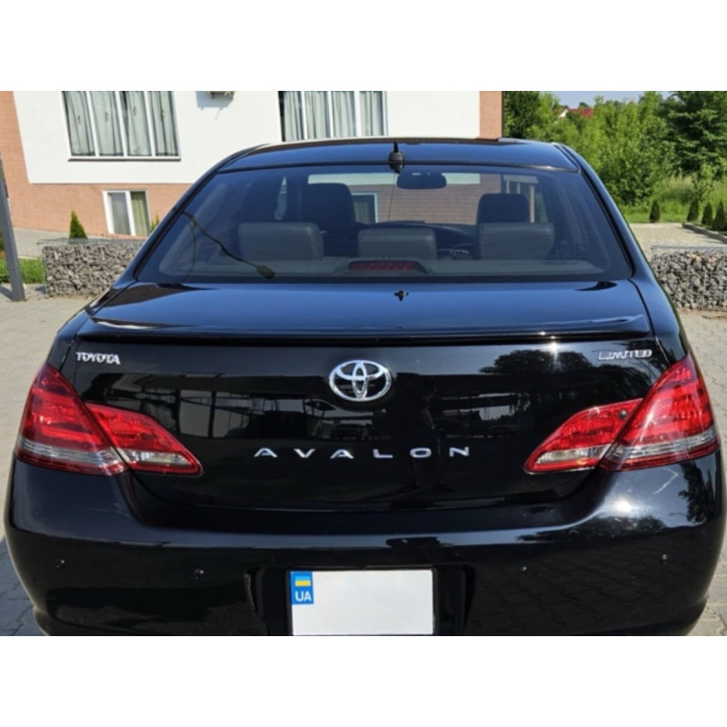 Спойлер лип на багажник Toyota Avalon 2006-2010 ABS пластик, колір чорний