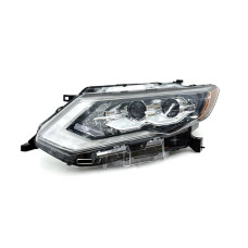 Ліва фара Full LED 2 лінзи ХРОМ для Nissan Rogue 32 2017-2020