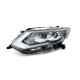 Ліва фара Full LED 2 лінзи ХРОМ для Nissan Rogue 32 2017-2020