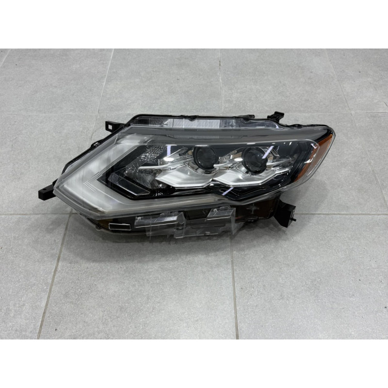 Ліва фара Full LED 2 лінзи ХРОМ для Nissan Rogue 32 2017-2020