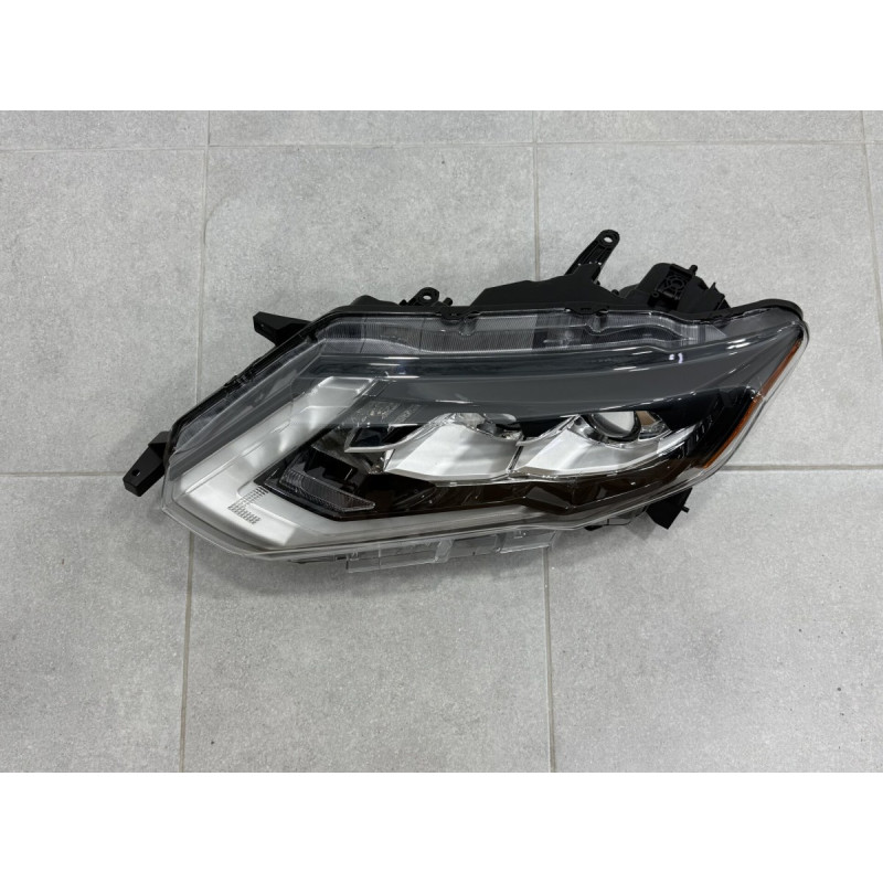 Ліва фара Full LED 2 лінзи ХРОМ для Nissan Rogue 32 2017-2020