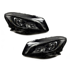 FULL LED фари Mercedes CLA-Class C117 2013-2018 комплектні з блоками 2шт., АПГРЕЙД ГАЛОГЕН У LED