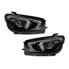 Фари Full LED Mercedes GLE-Class W167 C167 2019-2022 комплектні з блоками 2шт.
