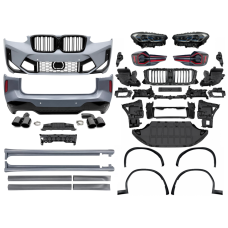 Обвес комплект рестайлинга X3M F97 LCI 2022+ для BMW X3 G01 2018-2021