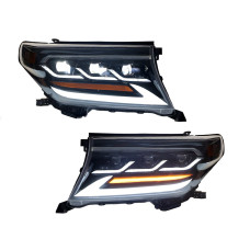 Фари Full LED 3 лінзи Toyota Land Cruiser 200 2007-2015