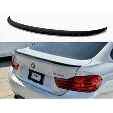 Спойлер ліп M Performance BMW 4 series F36 2013-2020 ABS пластик, чорний глянець