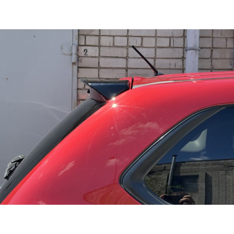 Спойлер козирок Mitsubishi Outlander 2012-2021 ABS пластик, колір чорний глянець
